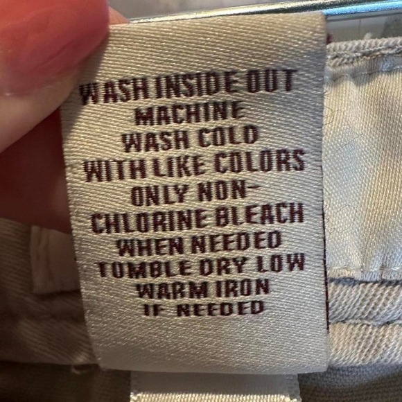 SO Khaki Bootcut Low Rise Pants Size 7 Long - Picture 5 of 6